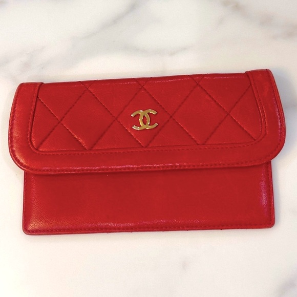 CHANEL Handbags - CHANEL CC Logo Matelasse Mini Pouch
